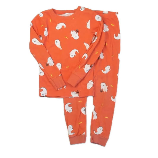 Carter's Boys Orange Ghosts 2-piece Pajamas Size: 5T Orange Ghosts
