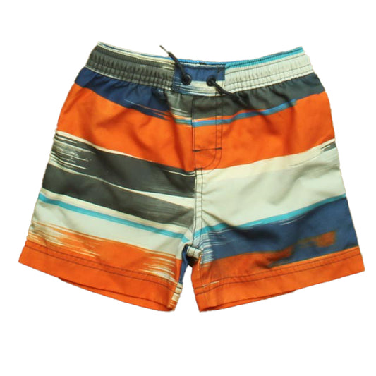 Tea Boys Orange | Gray Trunks Size: 2T Orange | Gray