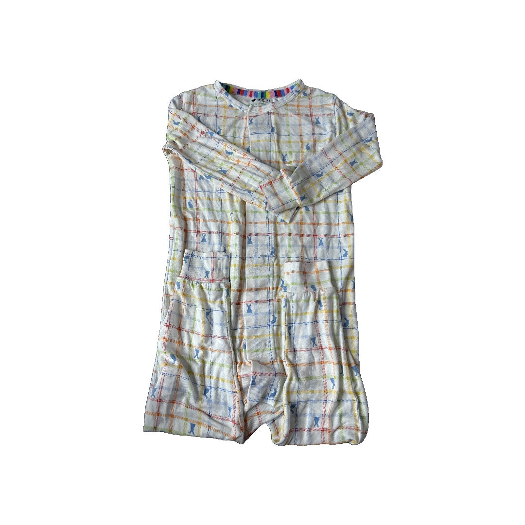 Magnetic Me Unisex orange | green | Yellow 1-piece footed Pajamas Size: 9-12 Months orange | green | Yellow