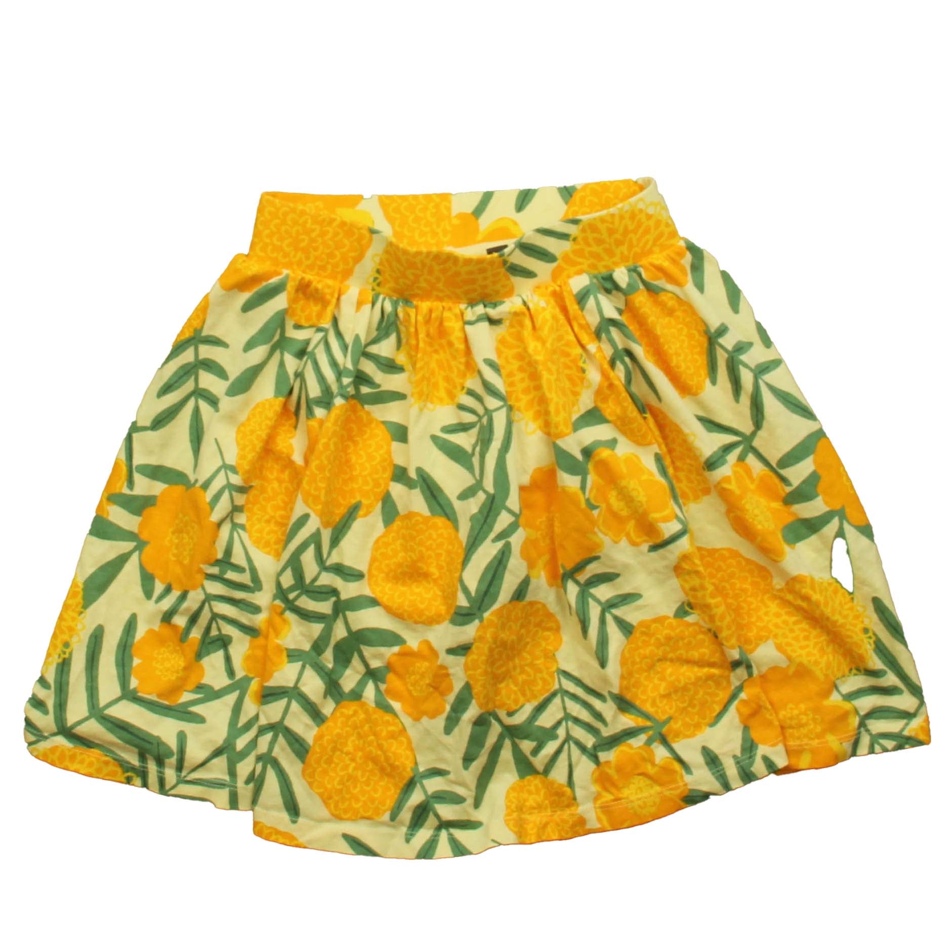 Tea Girls Orange | Green Skirt Size: 8 Years Orange | Green