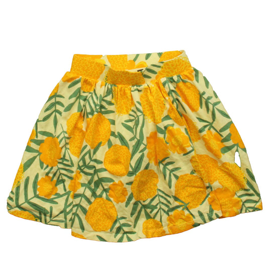 Tea Girls Orange | Green Skirt Size: 8 Years Orange | Green
