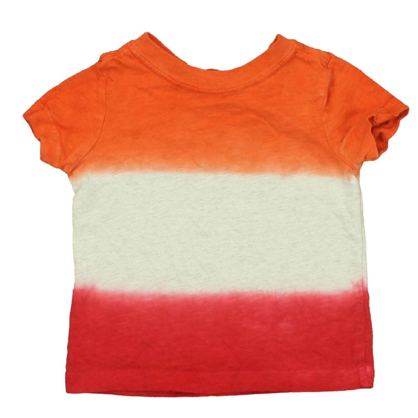 Hanna Andersson Boys Orange | Grey | Red T-Shirt Size: 2T