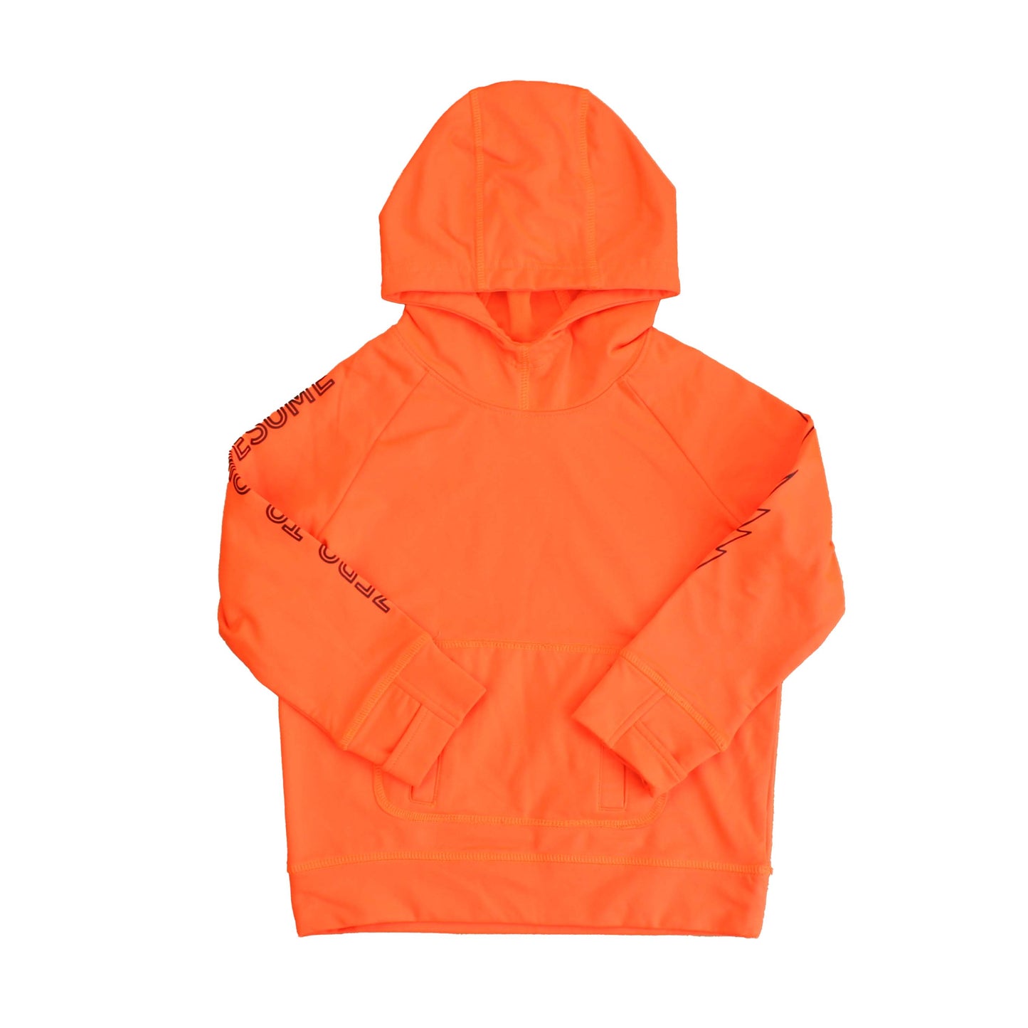 Rockets Of Awesome Boys Orange | Neon Hoodie Size: Little Boy