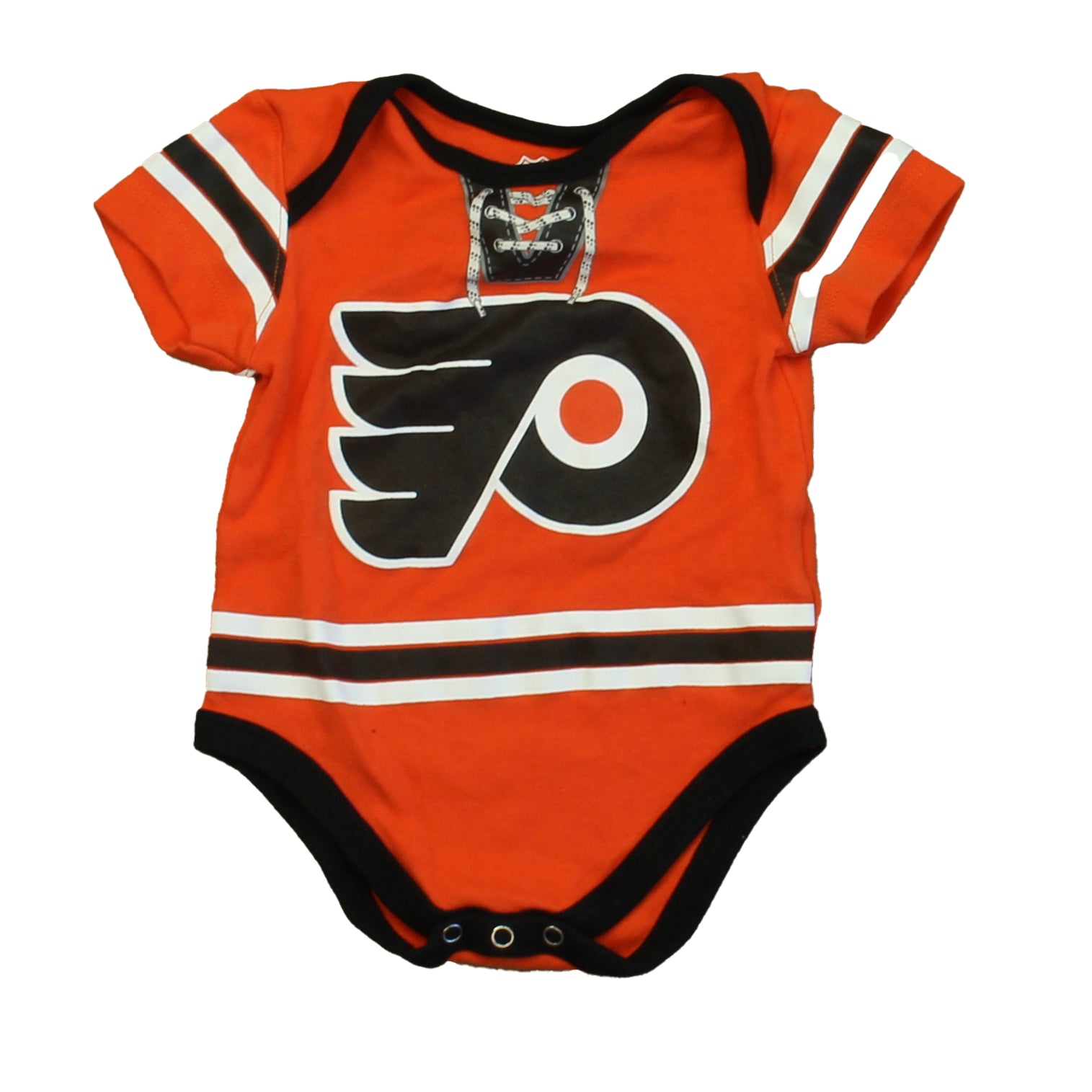 NHL Boys Orange Phillies Onesie Size: 6-9 Months Orange Phillies