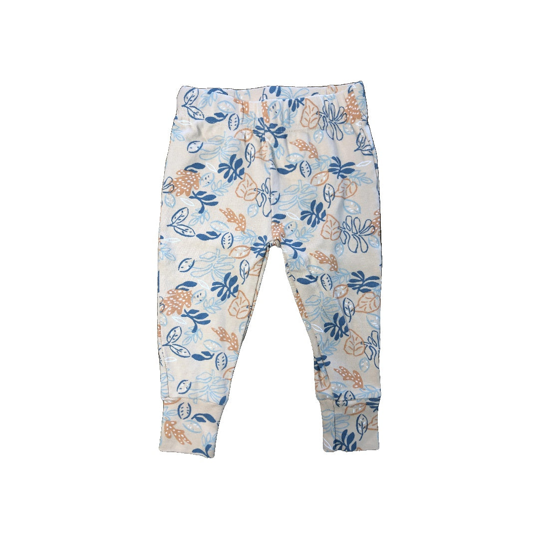 Oliver & Rain Girls orange | Pink floral Pajamas Size: 18 months orange | Pink floral