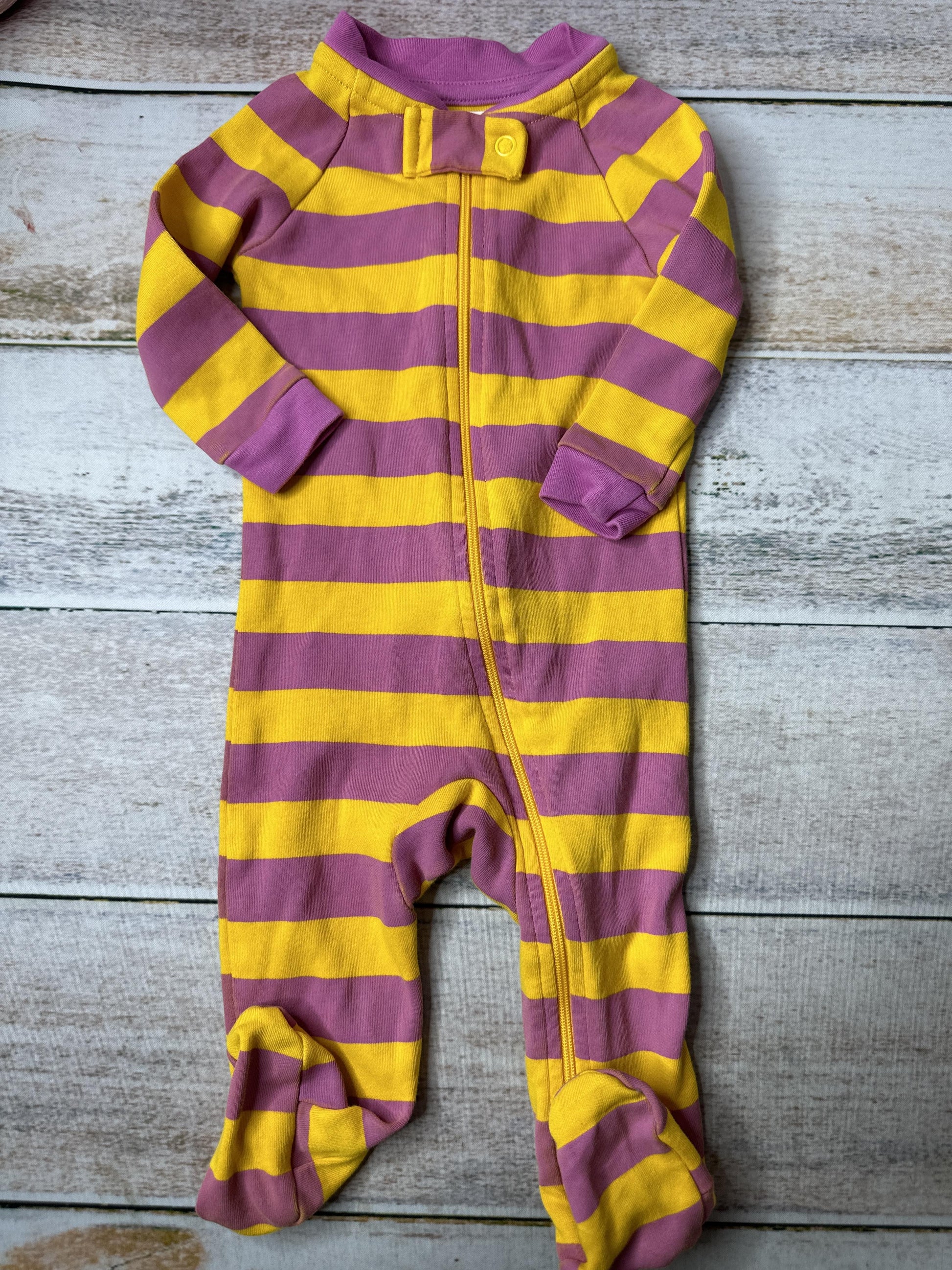 pact Girls orange | pink Pajamas Size: 0-3 months orange | pink
