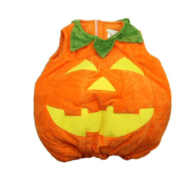 Pottery Barn Kids Unisex Orange Pumpkin Costume Size: 3T