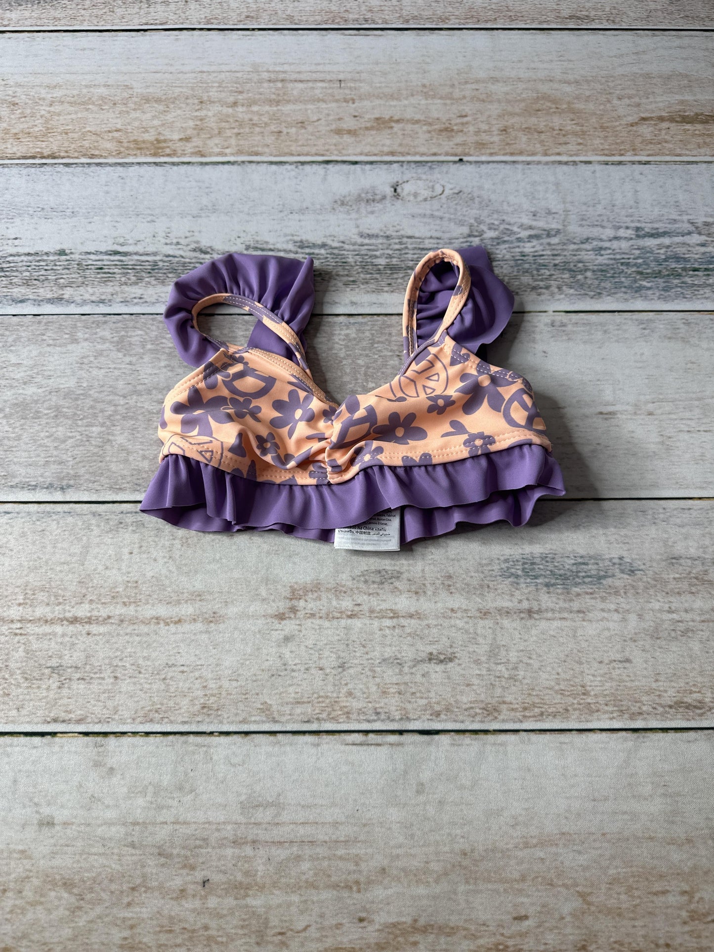 Cotton:on Kids Girls orange | purple | Flowers Swimwear Size: 2T orange | purple | Flowers