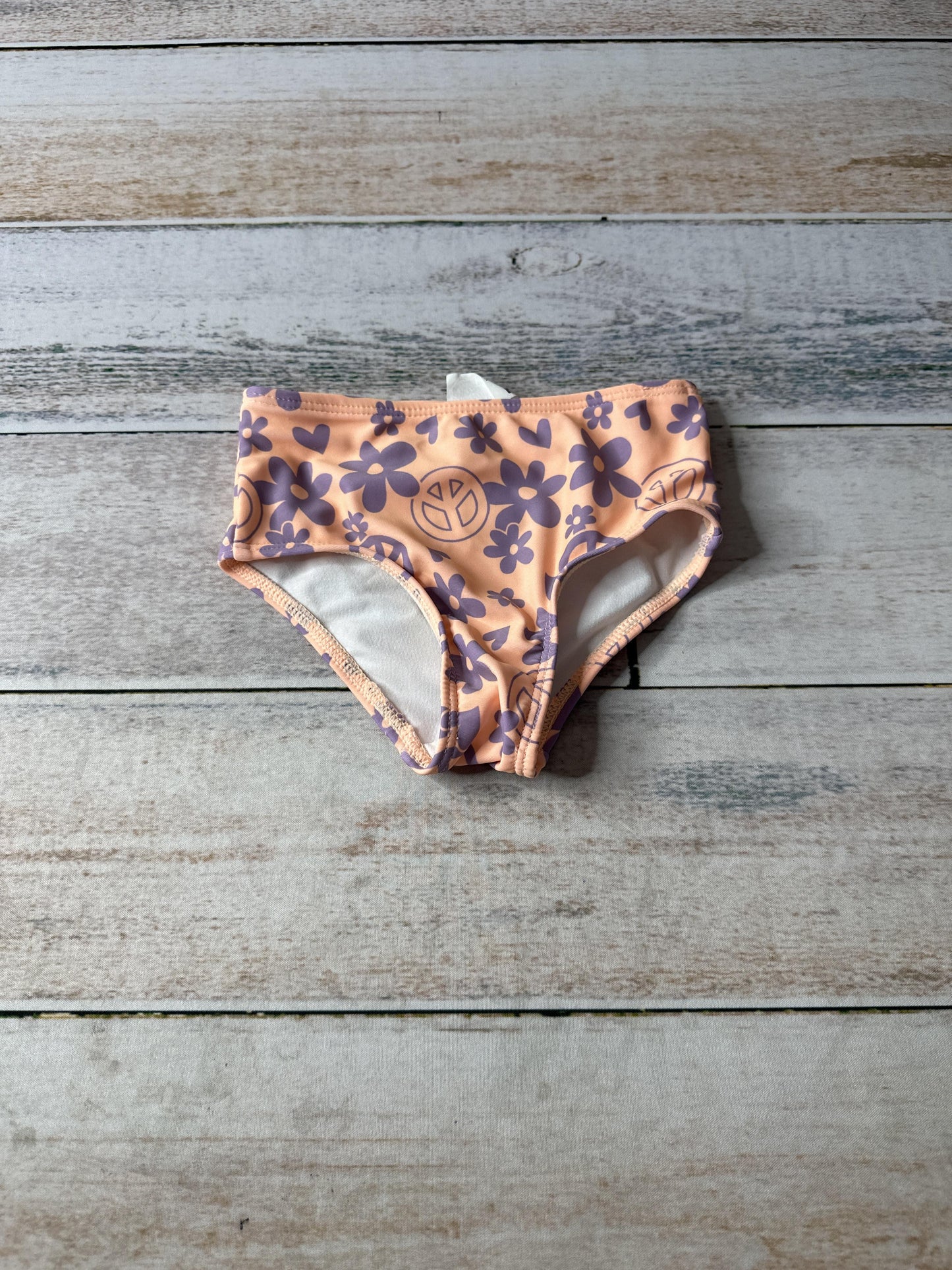 Cotton:on Kids Girls orange | purple | Flowers Swimwear Size: 2T orange | purple | Flowers