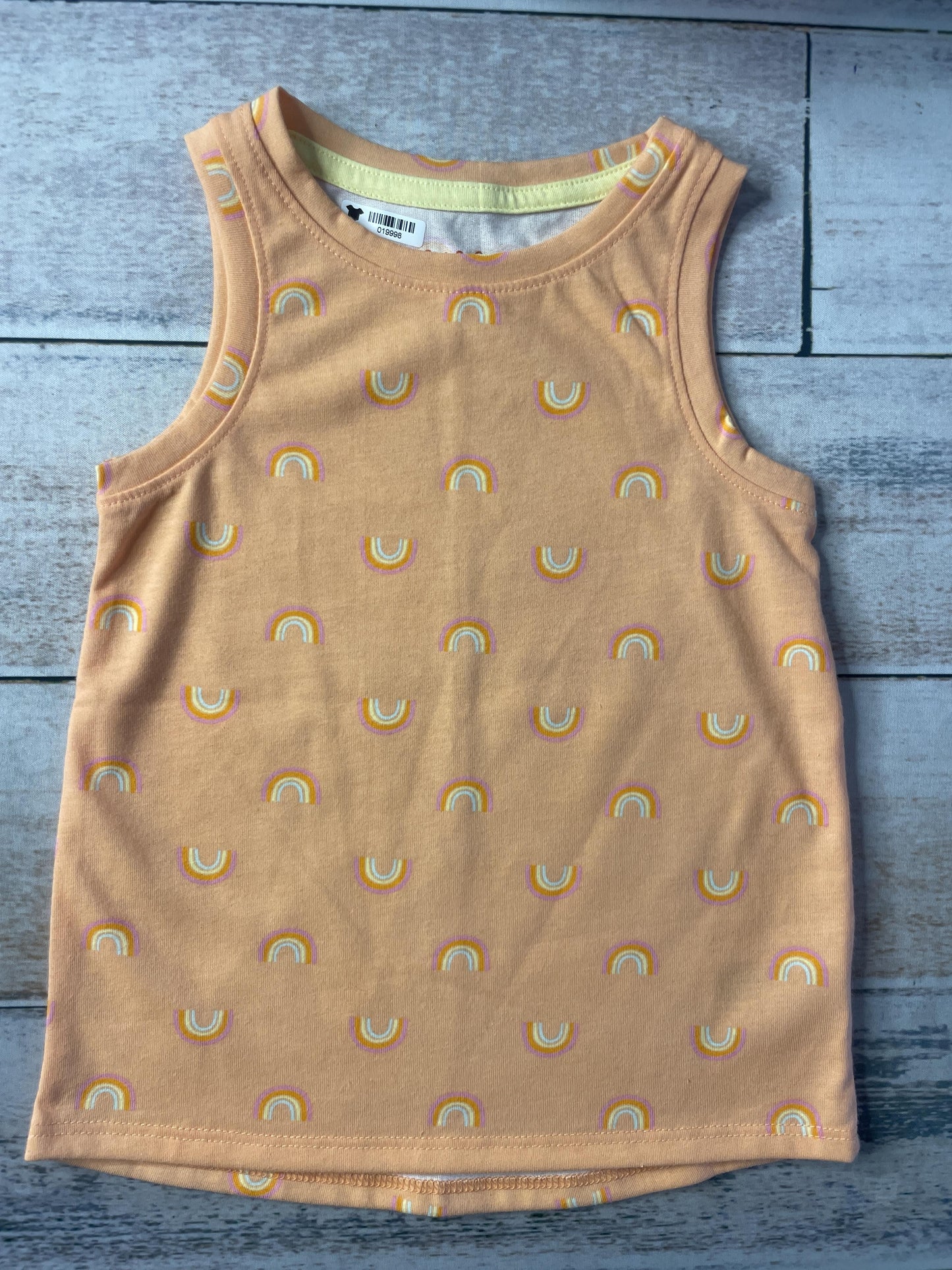 Girls orange | Rainbow Tank Top Size: 3T orange | Rainbow