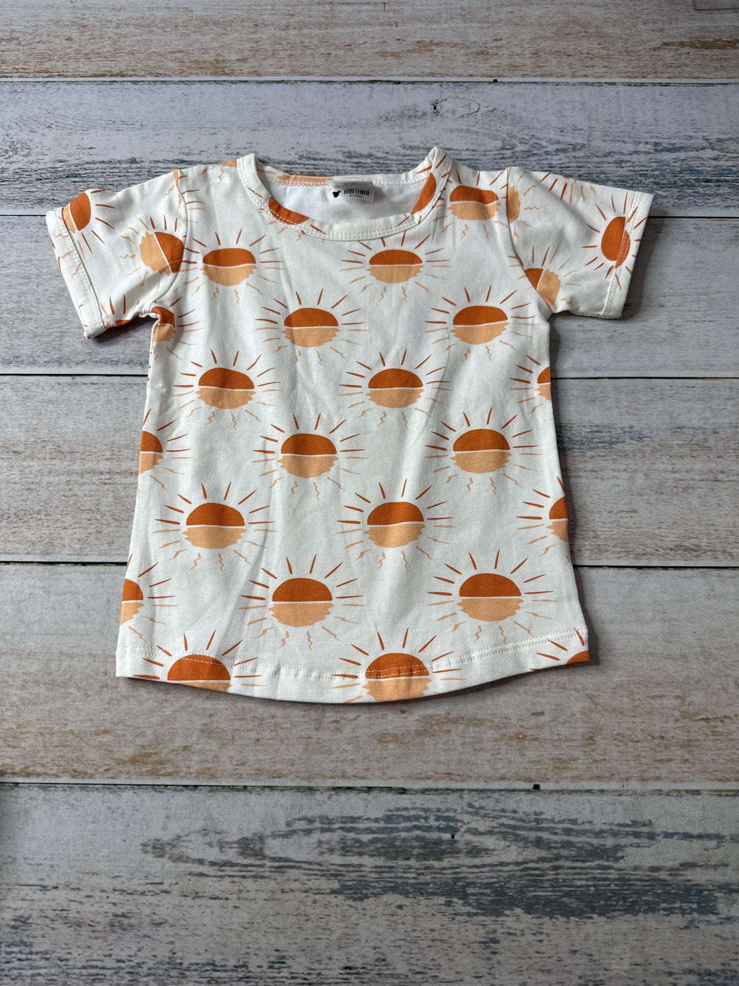 Sage and Ivory Unisex orange | Red T-Shirt Size: 18-24 months orange | Red