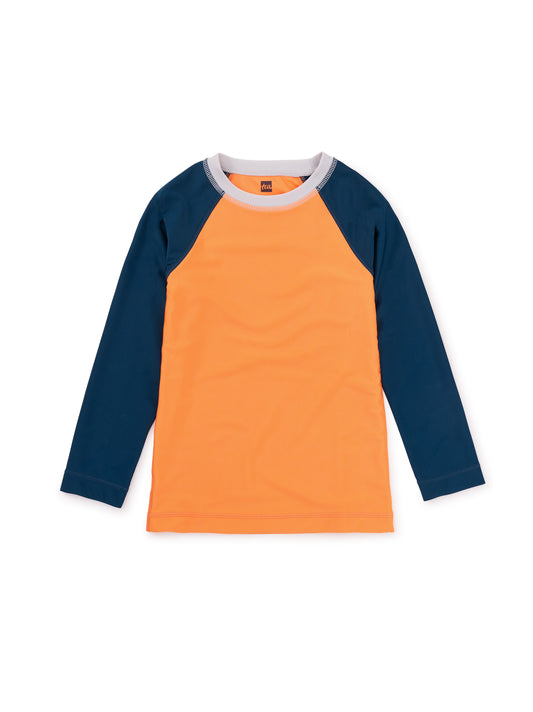 Tea Collection Boys Orange Solar Rashguard Size: 9-12 Months Orange Solar