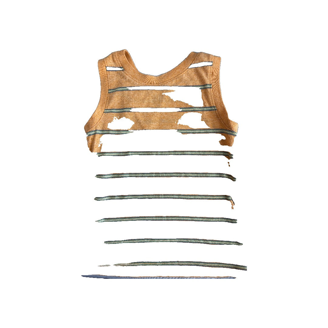Old Navy Boys orange | Stripe Tank Top Size: 3T orange | Stripe