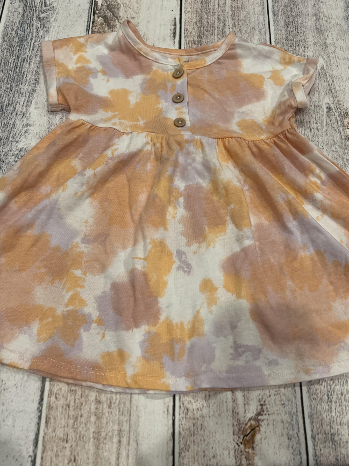 Grayson mini Girls orange | Tie Dye Dress Size: 2T orange | Tie Dye
