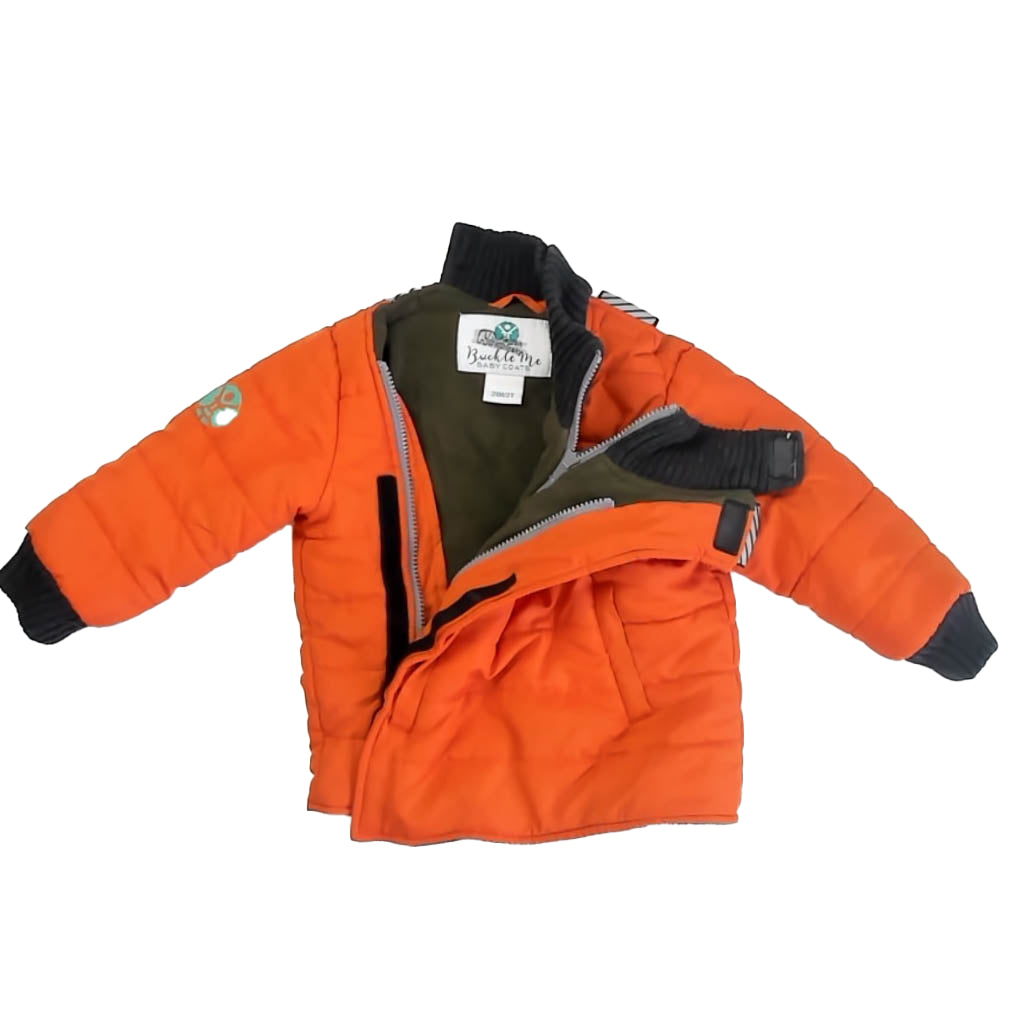 Buckle Me Boys Orange Toastier Winter Coat Size: 24 Months Orange Toastier
