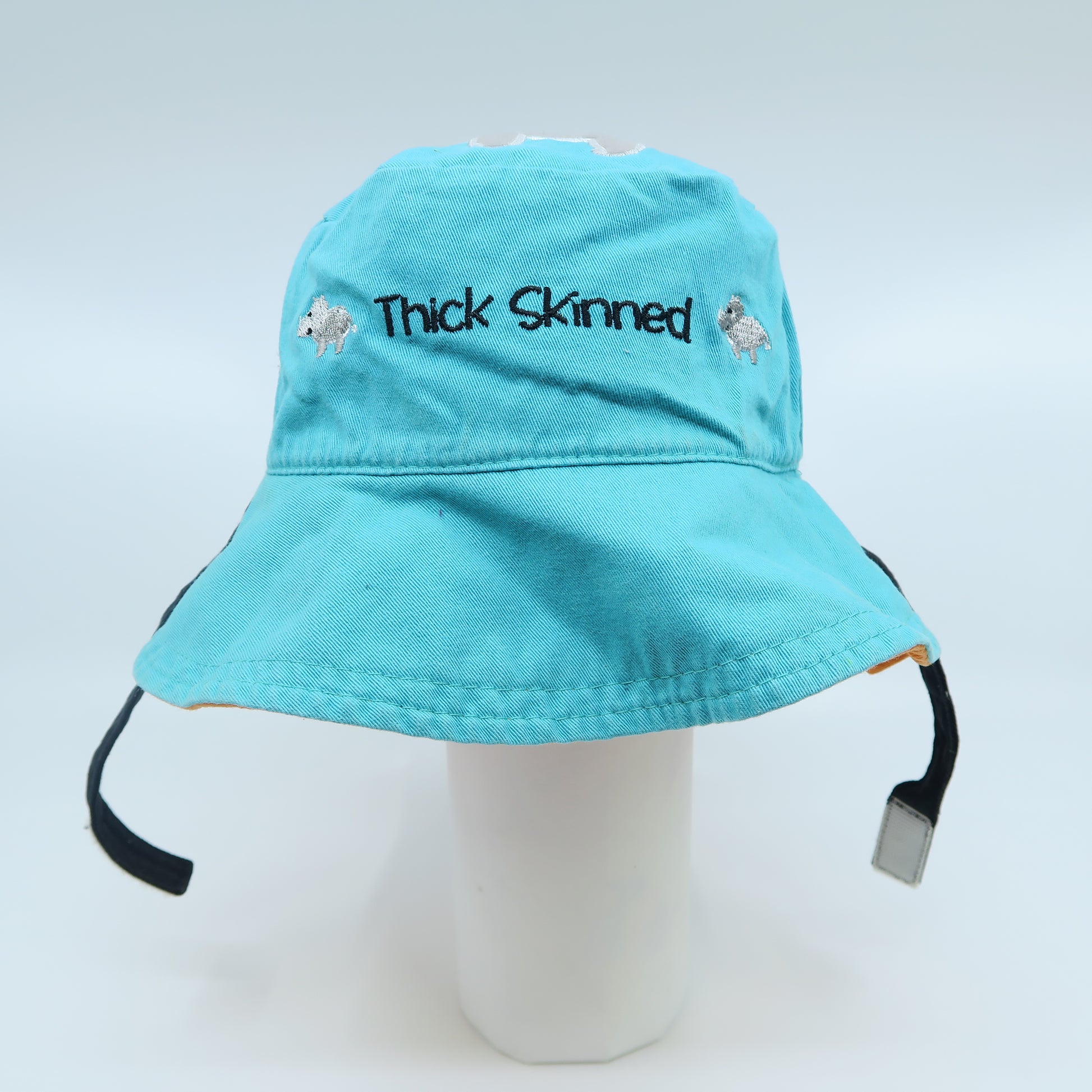 Flap Jack Boys Orange | Turquoise Sun Hat Size: 12-24 Months Orange | Turquoise