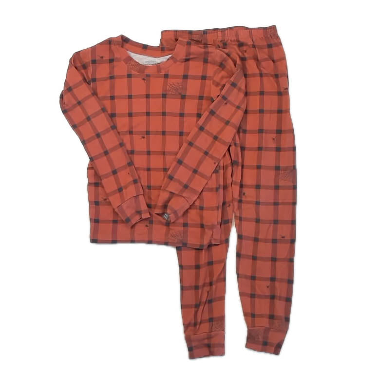 Modern Moments Boys Orange Webs 2-piece Pajamas Size: 5T Orange Webs