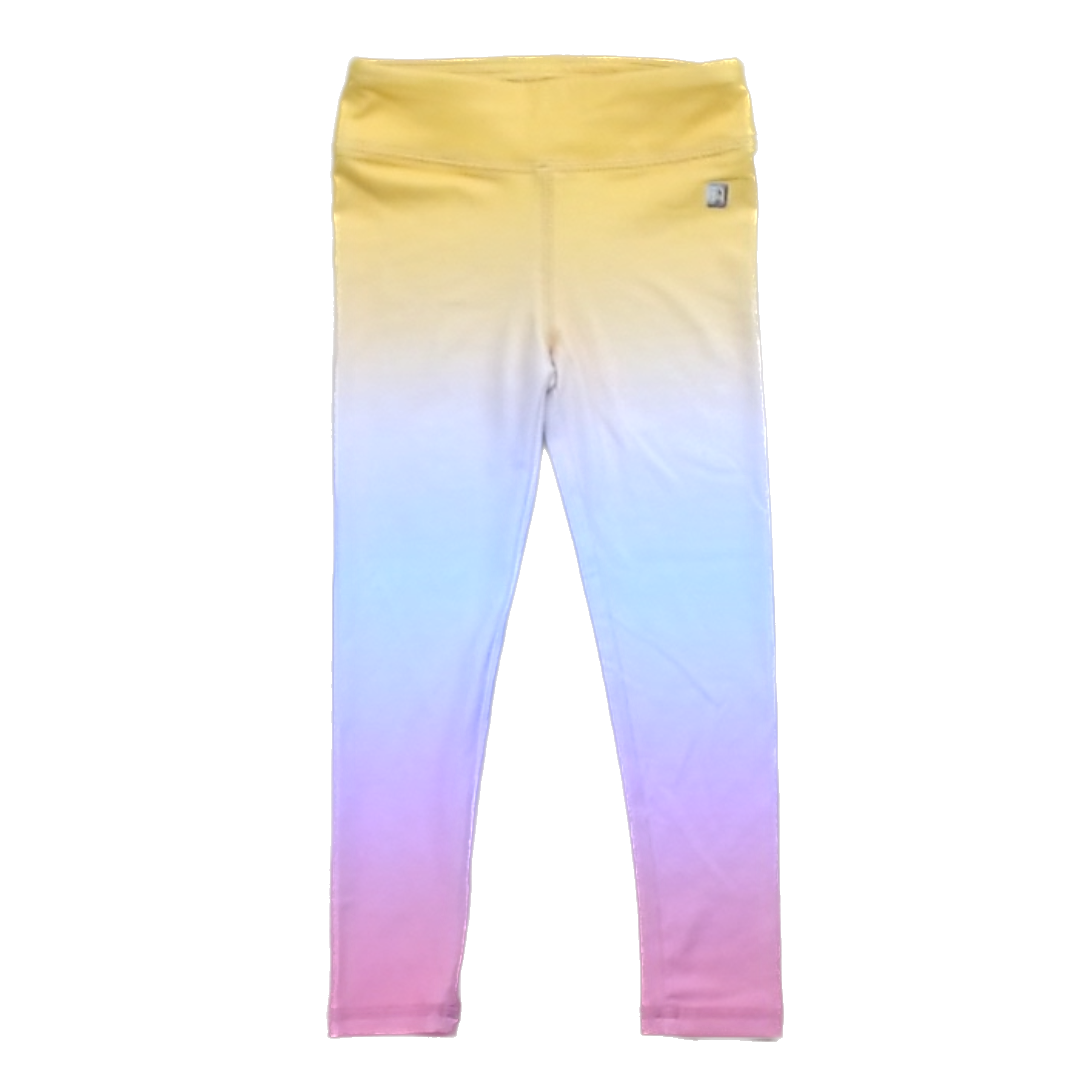 Rockets Of Awesome Girls Orange White and Pink Ombre Pants Size: 4T Orange White and Pink Ombre