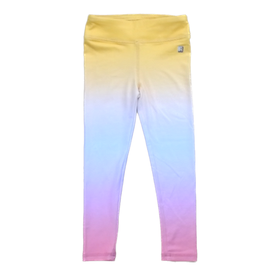Rockets Of Awesome Girls Orange White and Pink Ombre Pants Size: 4T Orange White and Pink Ombre