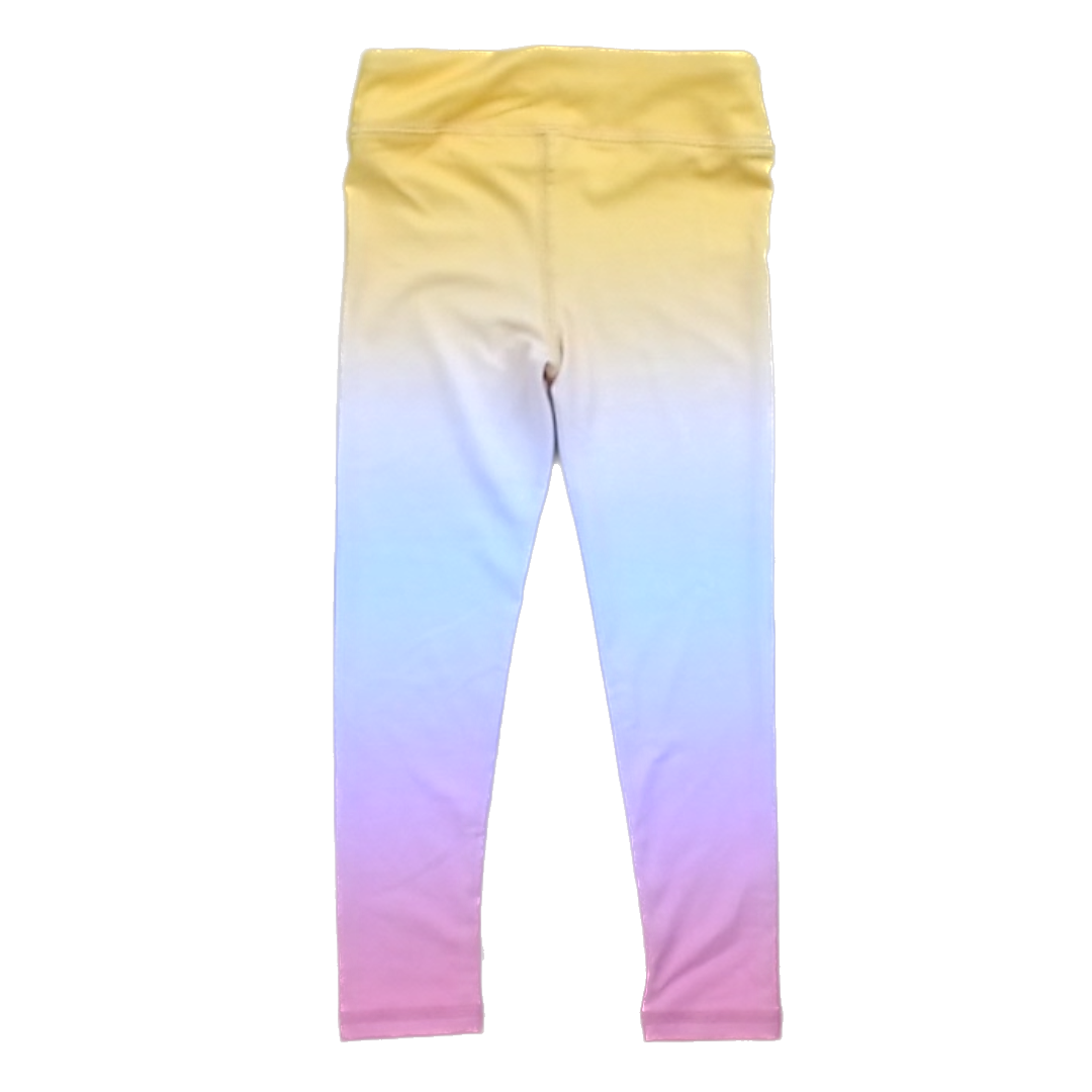 Rockets Of Awesome Girls Orange White and Pink Ombre Pants Size: 4T Orange White and Pink Ombre