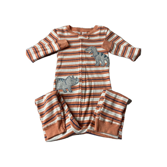 Carters Boys orange | White | Dinosaur Pajamas Size: 2T orange | White | Dinosaur