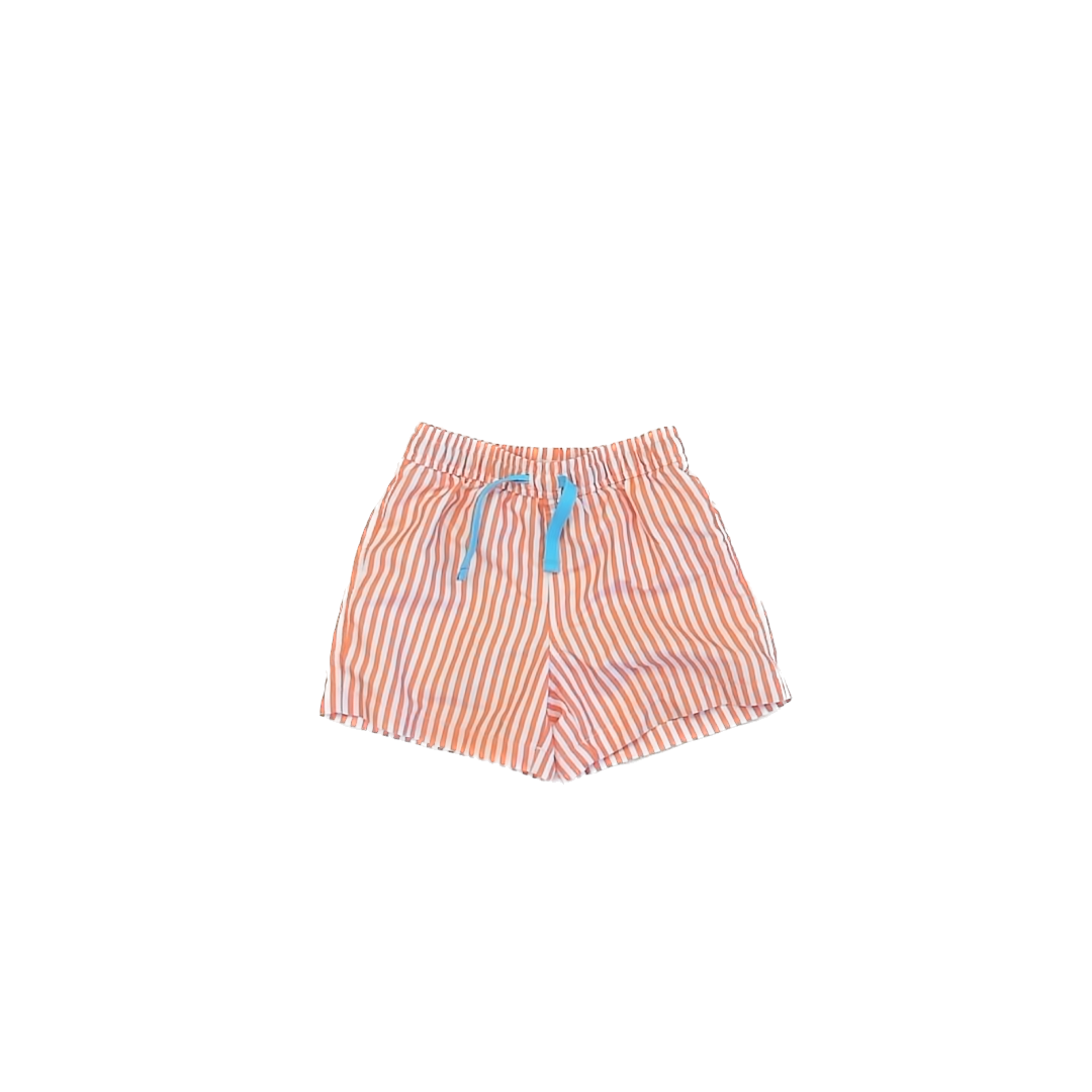 Primary Boys Orange & White Stripe Trunks Size: 3T Orange & White Stripe