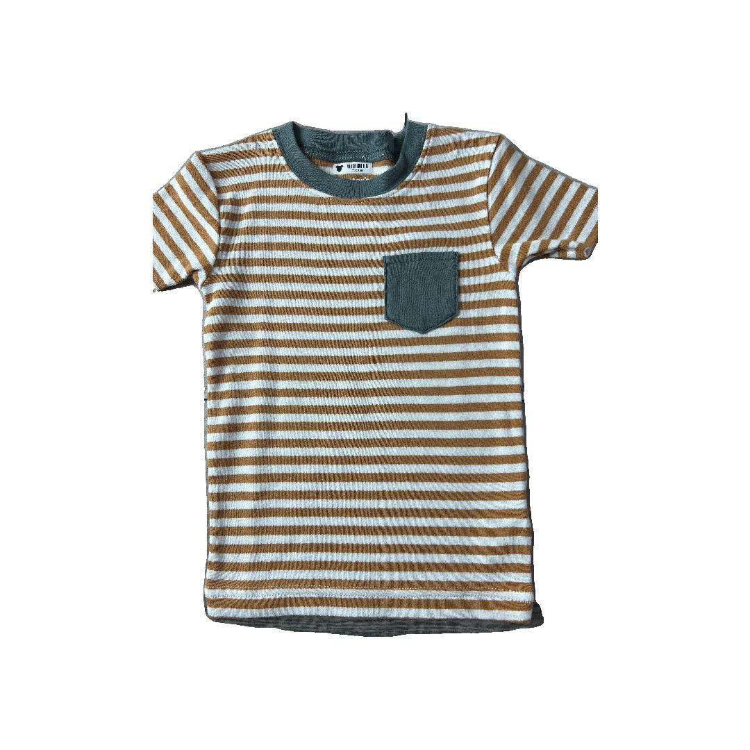 Carters Unisex orange | White | Striped Pajamas Size: 2T orange | White | Striped