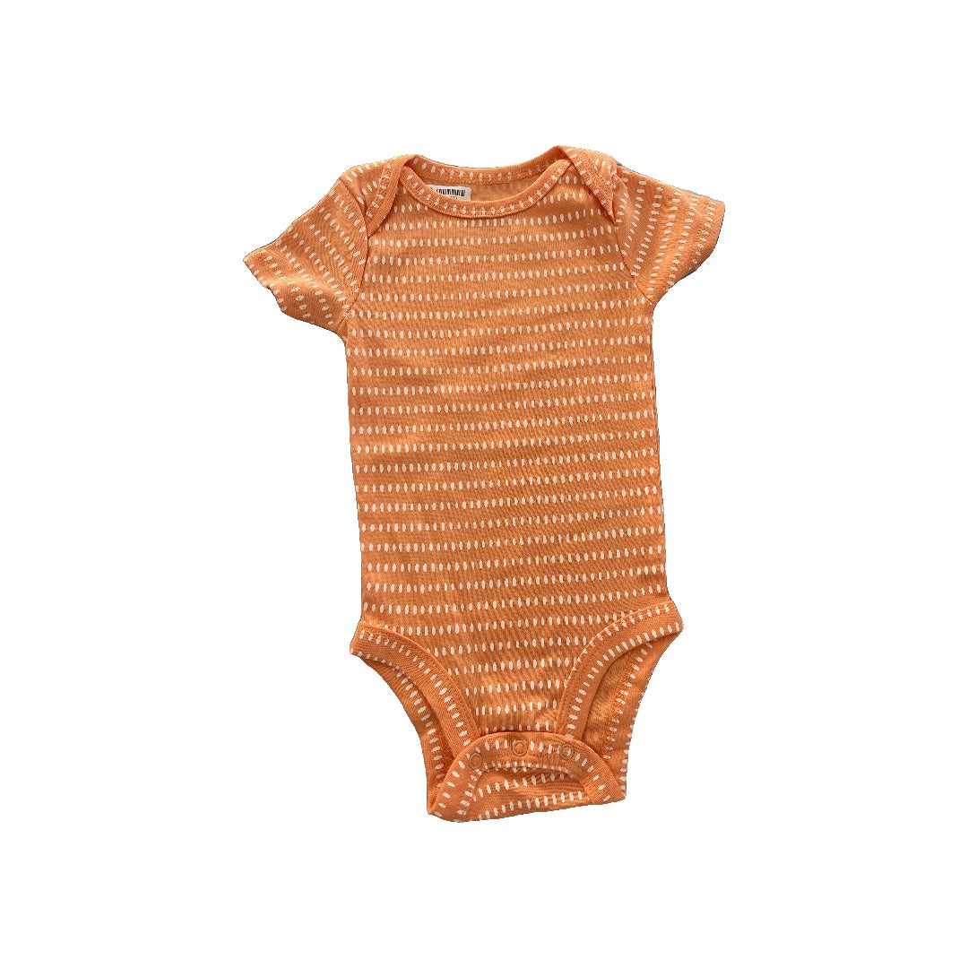 Lamaze Boys orange | White Onesie Size: 3-6 months orange | White
