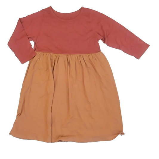 Maus Girls Orange | Yellow Dress Size: 8 Years* Orange | Yellow