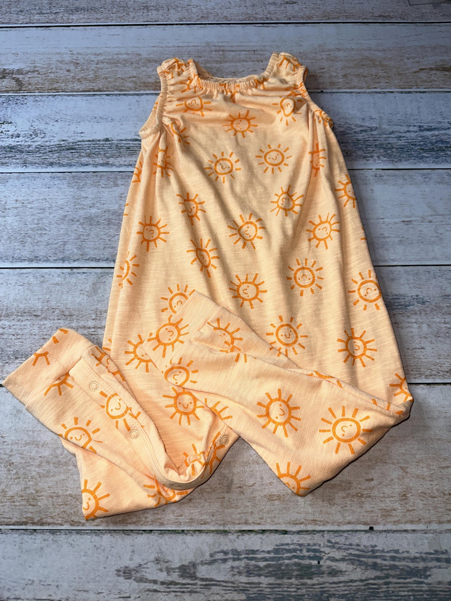Cat & Jack Girls orange Romper Size: 18 months orange