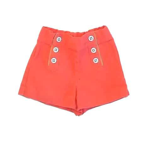 Janie and Jack Girls Orange Shorts Size: 18-24 Months Orange