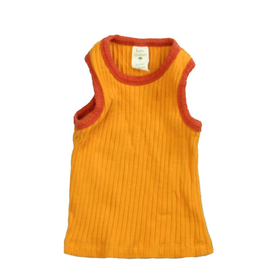 Kate Quinn Girls Orange Tank Top Size: 6-12 Months Orange