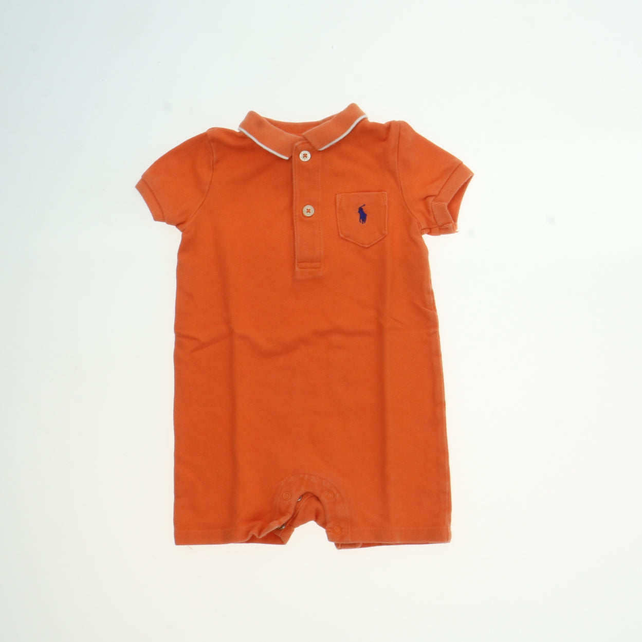 Ralph Lauren Boys Orange Romper Size: 9 Months Orange