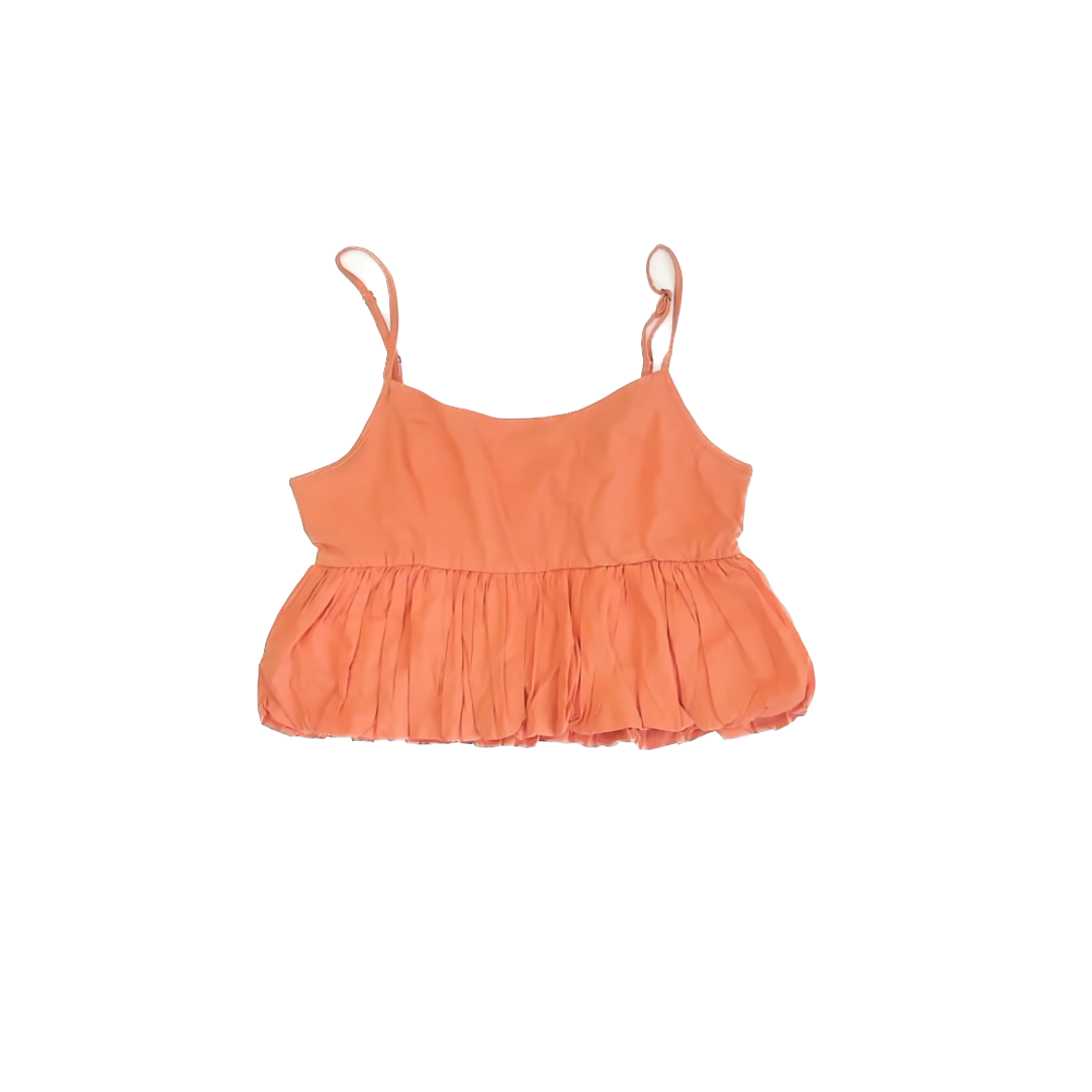 Anthropologie Girls Orange Tank Top Size: Medium Orange