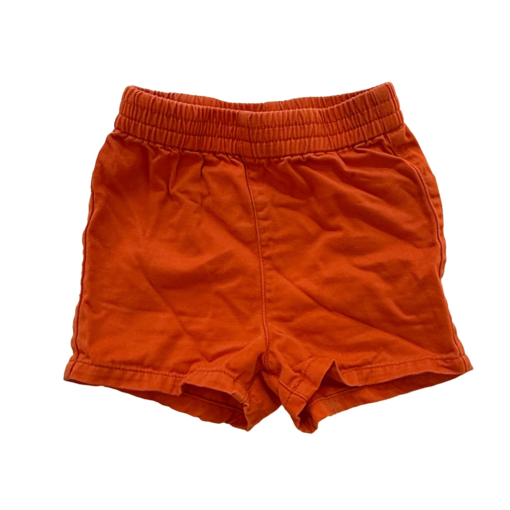 Primary.com Boys Orange Shorts Size: 6-12 Months Orange