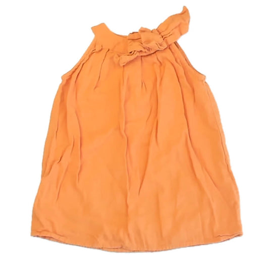 Kate Quinn Girls Orange Dress Size: 18-24 Months Orange