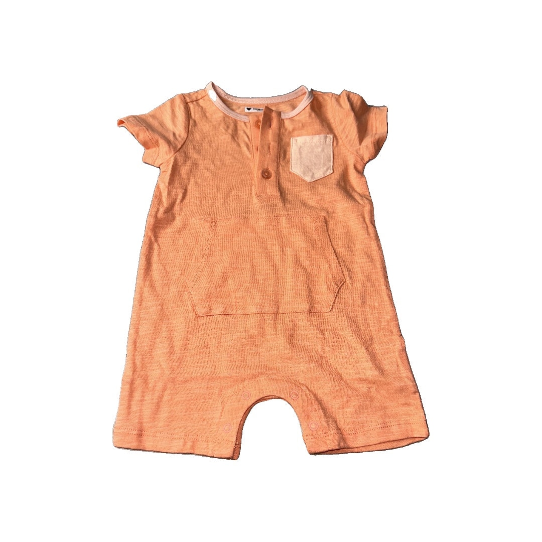 Rockets of Awesome Unisex orange Romper Size: 0-3 months orange
