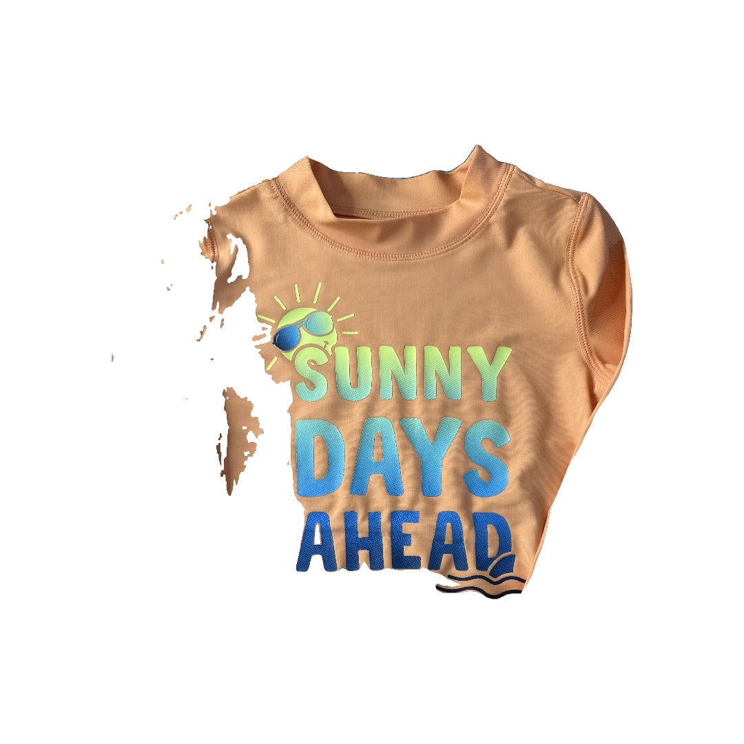 Carters Boys orange Rashguard Size: 5 orange