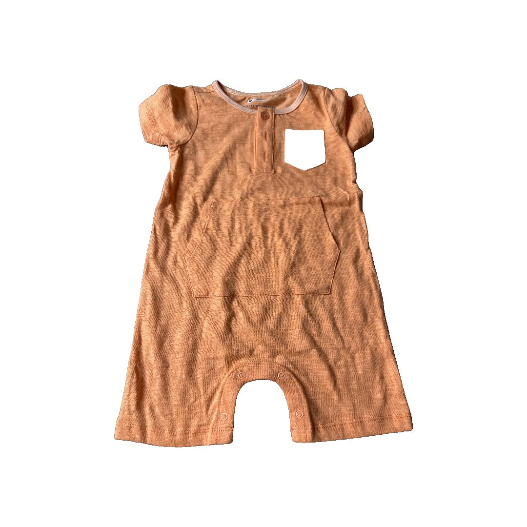 Rockets of Awesome Unisex orange Romper Size: 18-24 months orange