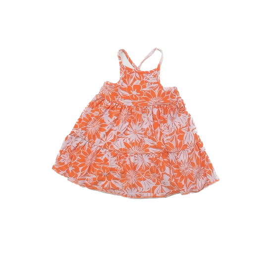 Cat & Jack Girls Orange Sun Dress Size: 3T Orange