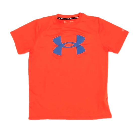 Under Armour Boys Orange Athletic Top Size: 8 Years Orange