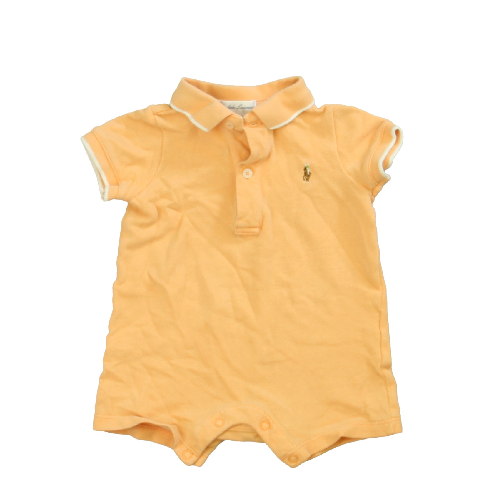 Ralph Lauren Boys Orange Romper Size: 3 Months Orange