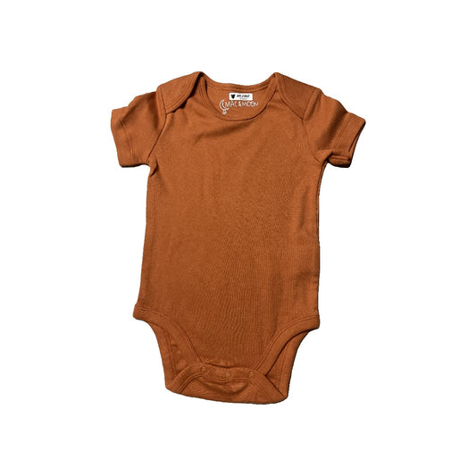 Mac & Moon Unisex orange Onesie Size: 12 months orange