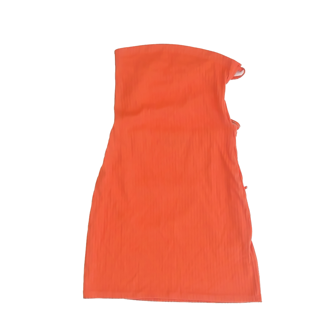 Love University Girls Orange Dress Size: Junior M Orange