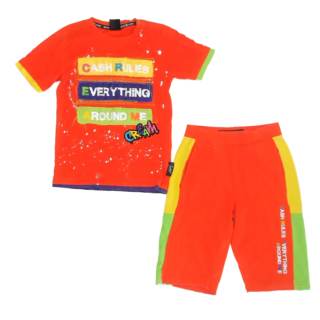 Switch Remarkable Boys Orange Apparel Sets Size: 8 Years Orange