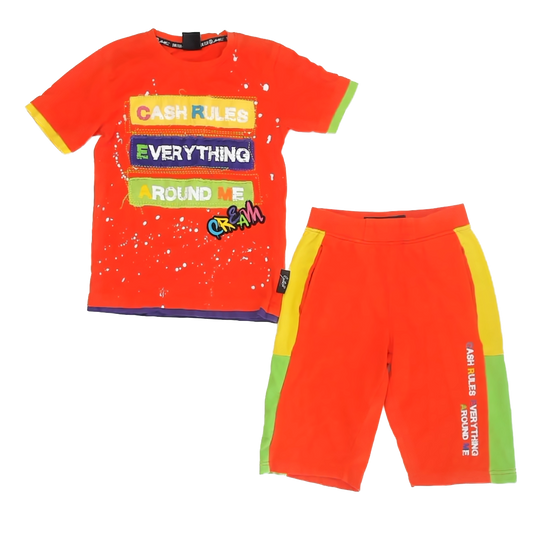 Switch Remarkable Boys Orange Apparel Sets Size: 8 Years Orange