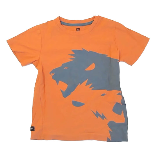 Tea Collection Boys Orange T-Shirt Size: 6 Years Orange