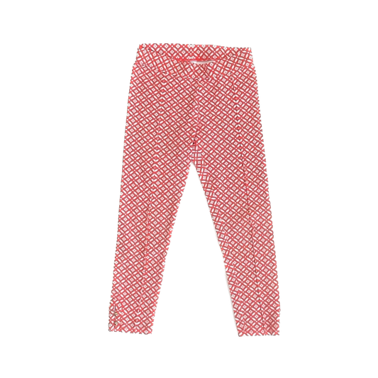 Janie and Jack Girls Orange Leggings Size: 7 Years Orange