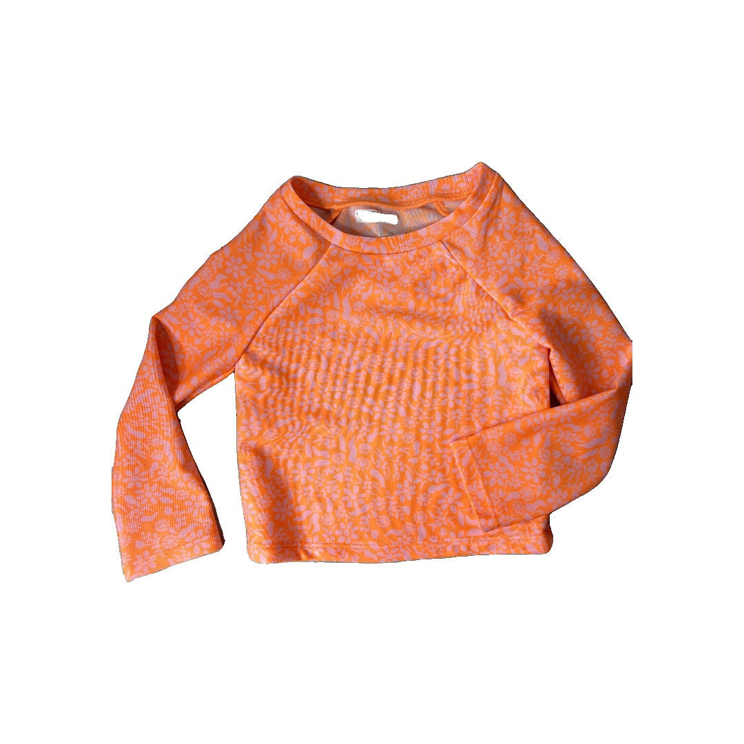 Girls orange Rashguard Size: 12 months orange