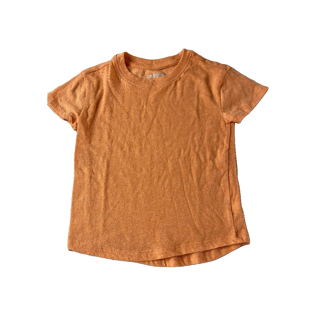 Cat & Jack Unisex orange T-Shirt Size: 3T orange